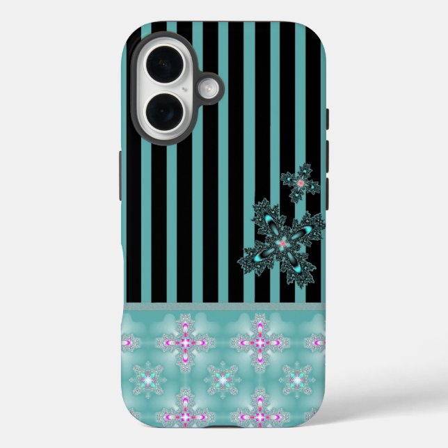 Artdeco Flowers in Retro Style Case-Mate iPhone Case (Back)