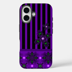 Artdeco Flowers in Retro Style iPhone 16 Case