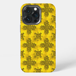 Artdeco Flowers in Retro Style iPhone 13 Pro Case