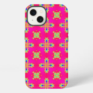 Artdeco Flowers in Retro Style iPhone 13 Case