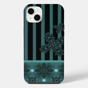 Artdeco Flowers in Retro Style iPhone 14 Plus Case