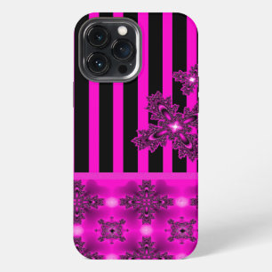 Artdeco Flowers in Retro Style iPhone 13 Pro Max Case
