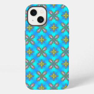 Artdeco Flowers in Retro Style iPhone 13 Case