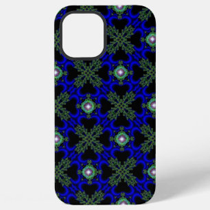 Artdeco Flowers in Retro Style iPhone 12 Pro Max Case