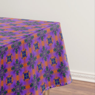 Artdeco Flowers in Retro Style Tablecloth