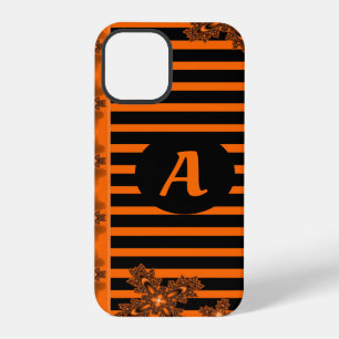 Artdeco Flowers in Retro Style with monogram iPhone 12 Pro Case