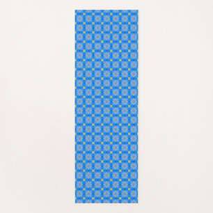 Artdeco Flowers in Retro Style Yoga Mat