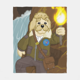 Arte Fact Goes Exploring Fleece Blanket