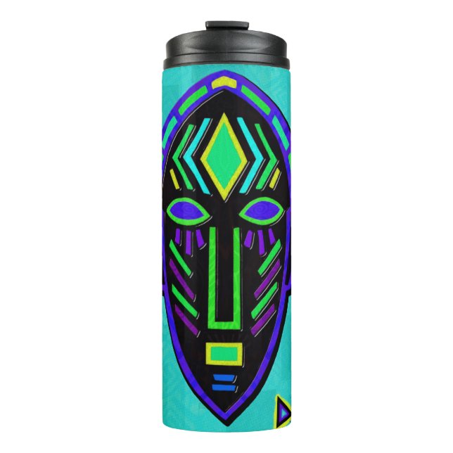 Artefact African Pop Art Thermal Tumbler (Front)