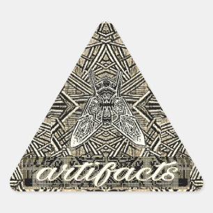 artefacts - triangular fly triangle sticker