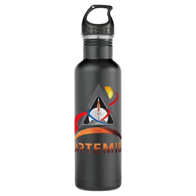 Artemis 1 NASA Moon to Mars 710 Ml Water Bottle (Front)