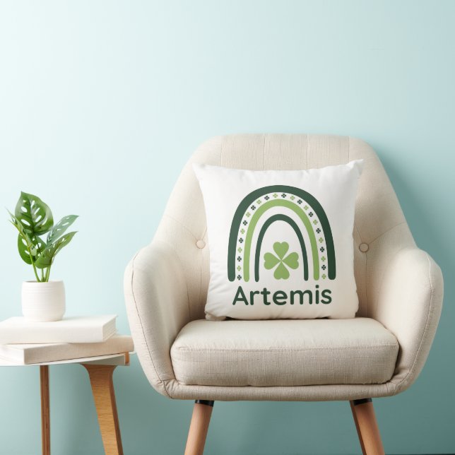Artemis Clover Boho Rainbow Cushion (Chair)