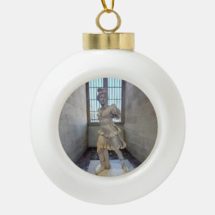 Artemis (Diana) Rospigliosi Type Sculpture Ceramic Ball Christmas Ornament