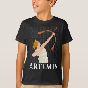 Artemis Goddess Of Hunting And The Moon Greek Myth T-Shirt