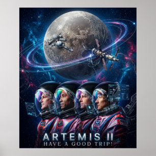 ARTEMIS II Have a Good Trip Poster