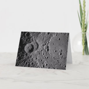 Artemis II Lunar Craters Card