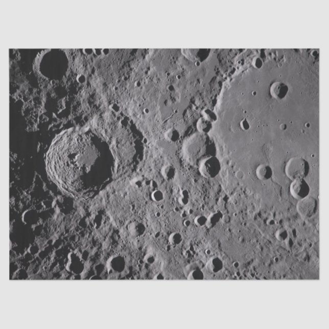 Artemis II Lunar Craters Tissue Paper (Front)