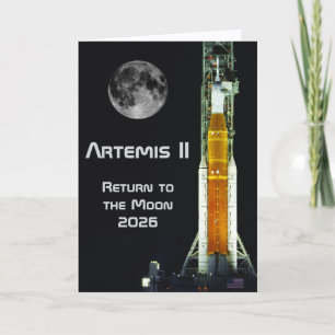 Artemis II Moon Mission Card