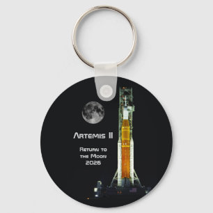 Artemis II Moon Mission Key Ring