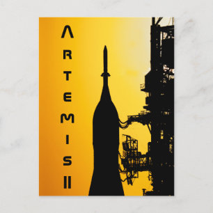 Artemis II to Launch Pad Postcard