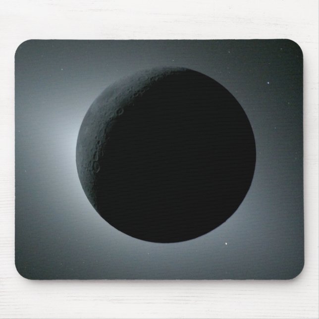 Artemis II Total Solar Eclipse Mouse Pad (Front)