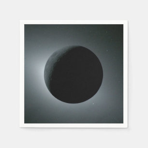 Artemis II Total Solar Eclipse Napkin
