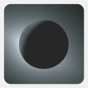 Artemis II Total Solar Eclipse Square Sticker