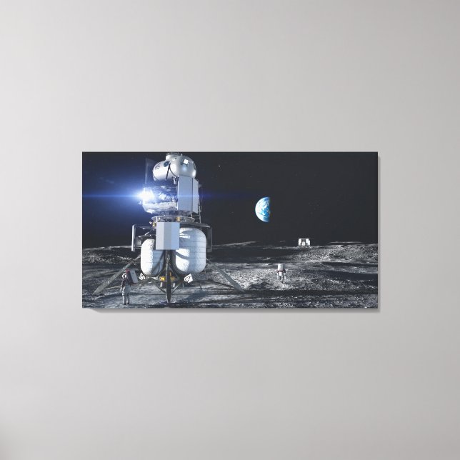 Artemis Mondmission der Nasa Canvas Print (Front)