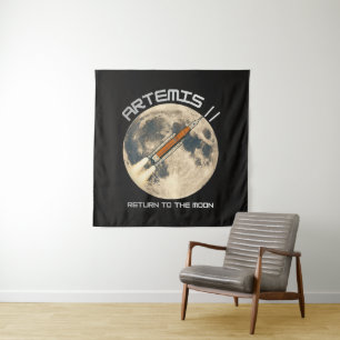 Artemis moon mission tapestry