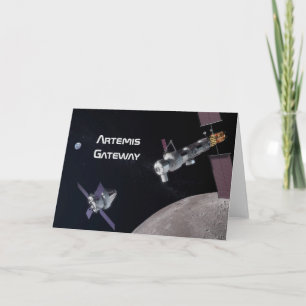 Artemis Orion SLS Moon Mission Card