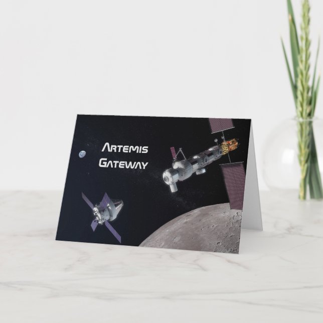 Artemis Orion SLS Moon Mission Card (Front)