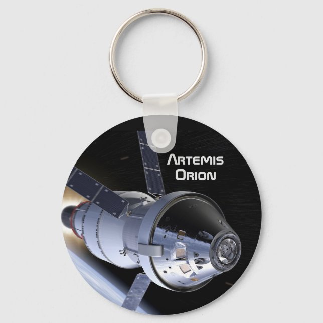 Artemis Orion SLS Moon Mission Key Ring (Front)