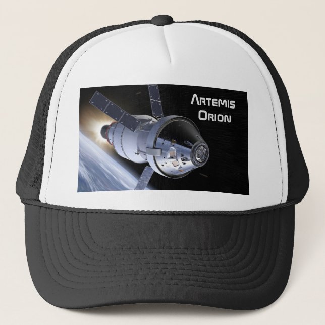 Artemis Orion SLS Moon Mission Trucker Hat (Front)