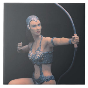 Artemis Sculpture Ceramic Tile