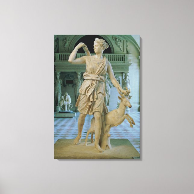 Artemis the Huntress Canvas Print (Front)