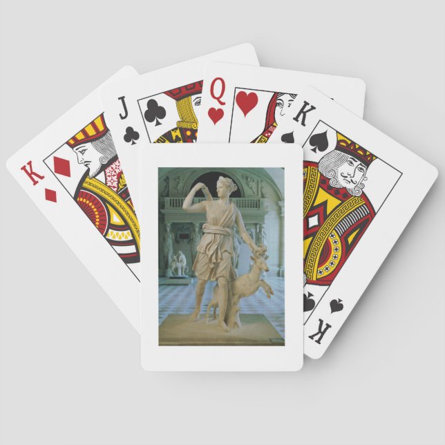 Artemis the Huntress, known as the 'Diana of Versa Playing Cards (Back)