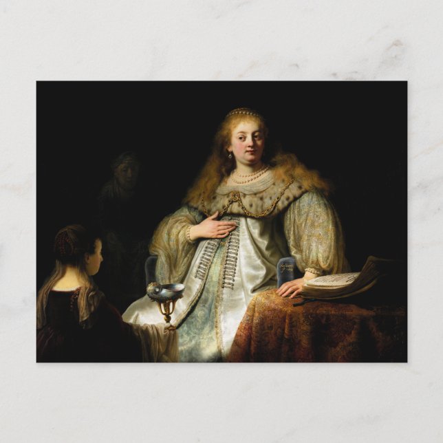 Artemisia by Rembrandt (1634) Postcard (Front)
