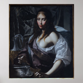 Artemisia Prepares to Drink Poster