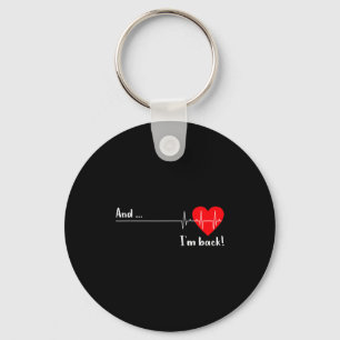 Artery Open, Heart Diseases Surgery Heartbeat Key Ring