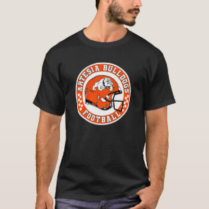 Artesia Bulldogs Football Roundel T-shirt