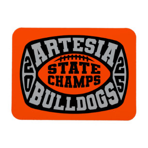 Artesia Bulldogs "State Champs"  Magnet