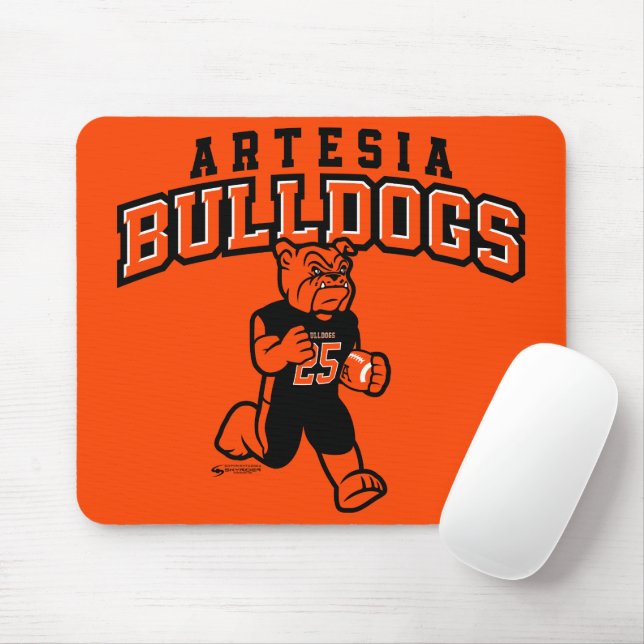 Artesia Bulldogs Touchdown Mouse Pad (With Mouse)