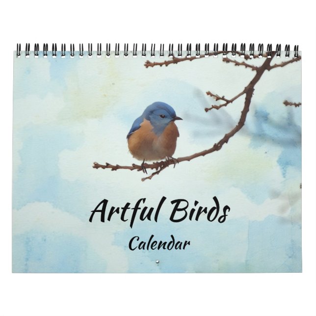 Artful Birds Photographic Art Calendar (Cover)