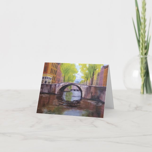 Artful Canal Note Card (Front)