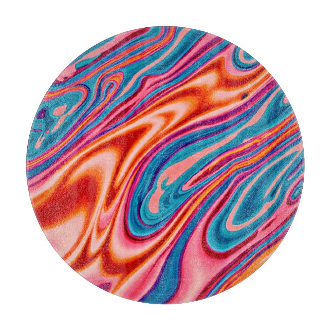 Artful Colour Scheme Cutting Board (Front)