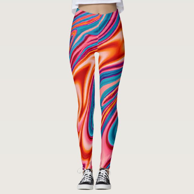 Artful Colour Scheme Leggings (Front)