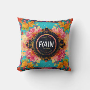 "Artful Elegance: Modern Print Pillow" Cushion