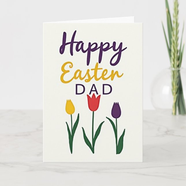 Artful Floral Celebration Card (Front)