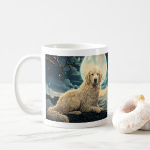 Artful Golden Retriever Coffee Mug