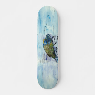 Artful Hand Painted Endangered Wrasse Skateboard